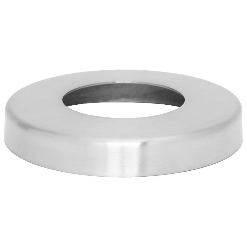 Front of the House DCV004BSS23 11 Brushed Stainless Steel Round Plate  Cover - 12/Case