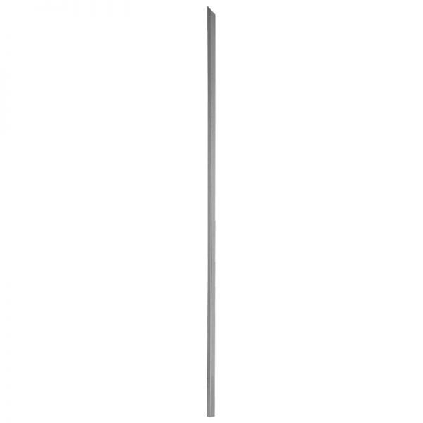 EPPS124443BC 1/2"SQ. PLAIN DRILLED & TAPPED STAIRWAY PICKET 44" 43° - BRUSHED CHROME (DISCONTINUED)