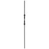 MS1544ORB  1/2"SQ. DOUBLE COLLAR WITH 9102 COLLAR TUBULAR PICKET 44" - OIL RUBBED BRONZE