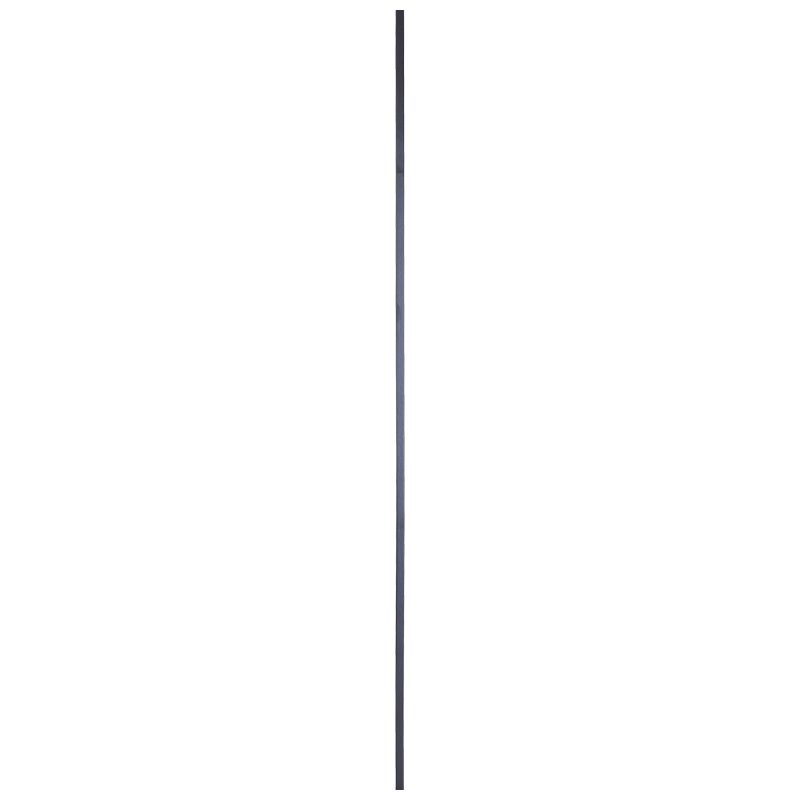 MSBLANK35TB  1/2"SQ. PLAIN TUBULAR BAR 35" - TEXTURED BLACK