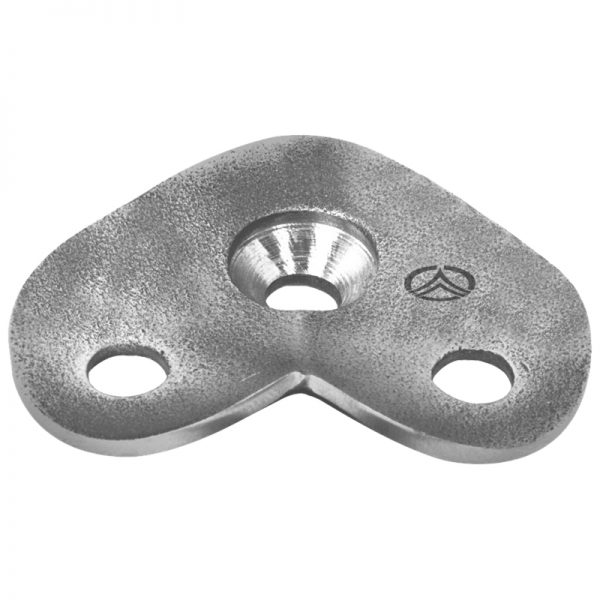 SSUA0012104S 90-DEGREE HANDRAIL ATTACHMENT PLATE FOR FLAT HANDRAIL (SS304) (DISCONTINUED)