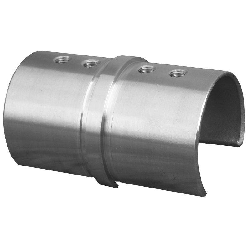 SSUTRND4245 ROUND CAP RAIL STRAIGHT CONNECTOR FOR 42.4 x 1.5mm HANDRAIL