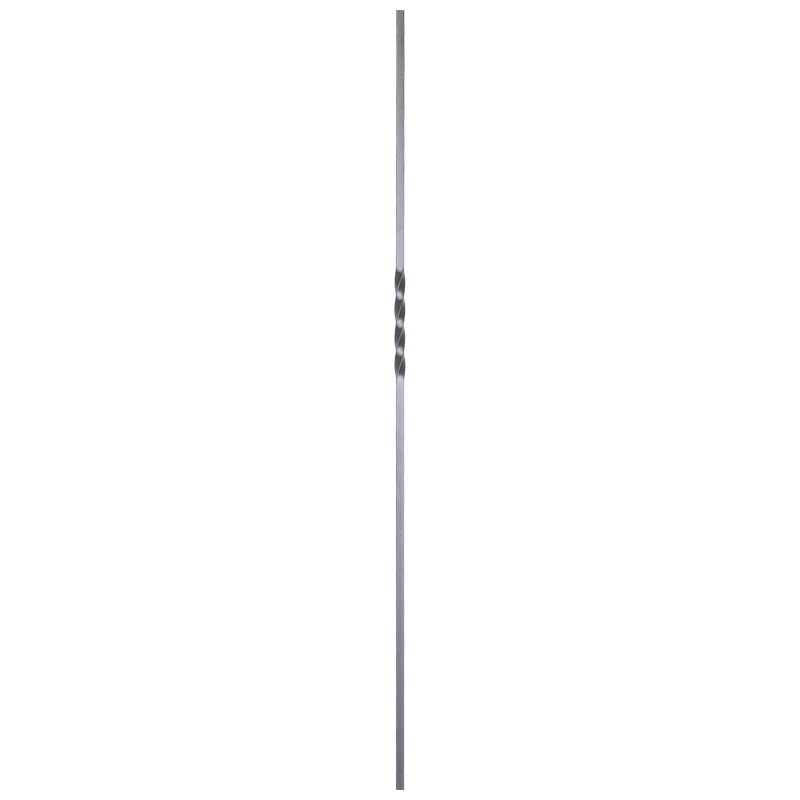 PS658TB  1/2"SQ. SINGLE TWIST PICKET 44" - TEXTURED BLACK