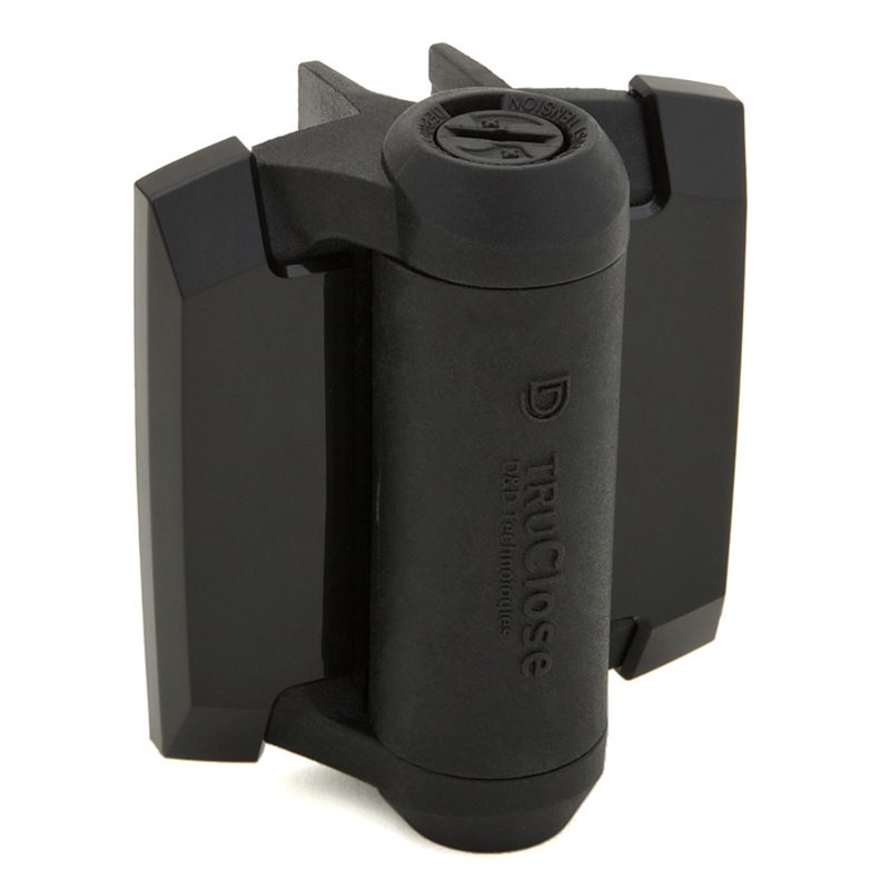 TCA1L2WT-MK2 TruClose REGULAR ADJUSTABLE, SELF-CLOSING GATE HINGE + 2 ALIGNMENT LEGS (WHITE) (DISCONTINUED)