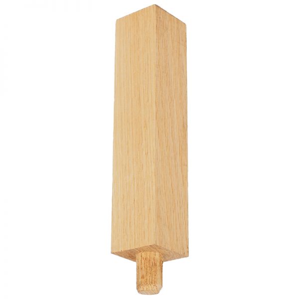 WE7DHM 1 1/2"SQ. WOOD END 7" WITH DOWEL (HARD MAPLE)