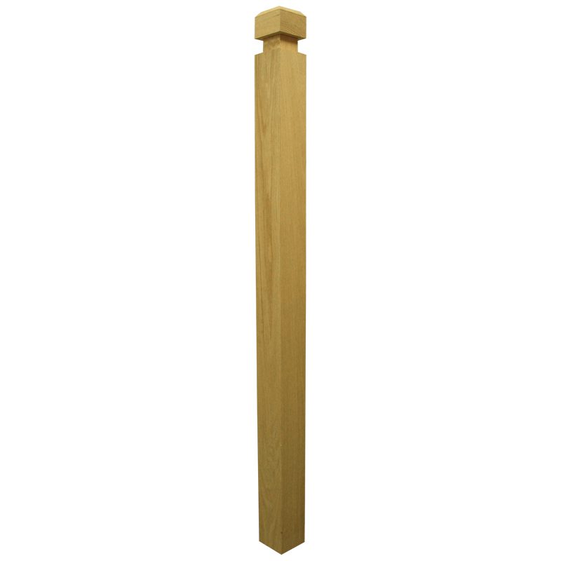 WPMS31254O  3 1/2"SQ. WOOD POST (OAK) 54" WPMS31254O  3 1/2"SQ. WOOD POST (OAK) 54"