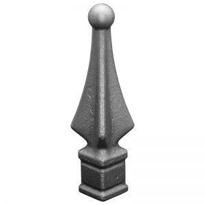 126/15 32mm SQ. FORGED FINIAL 40 x 160mm