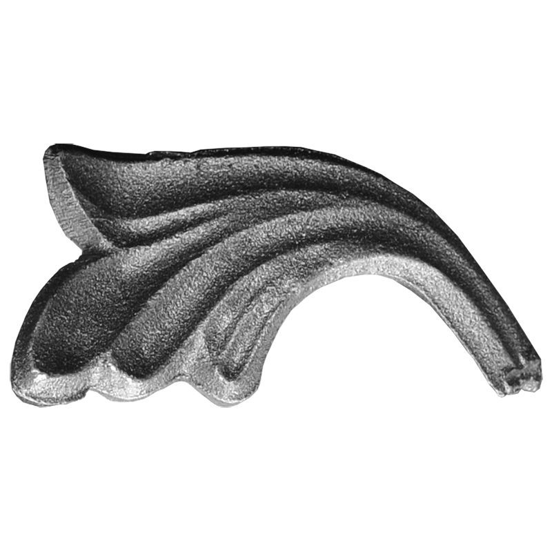 42/01 CAST STEEL LEAF 3 1/8" x 1 3/4" - LEFT