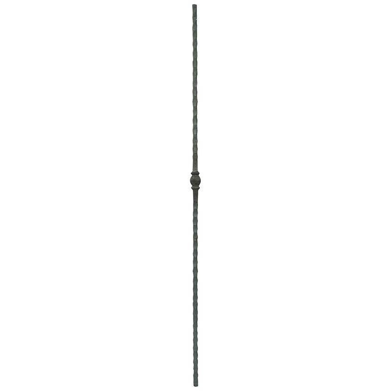 11/07/44 14mm SQ. HAMMERED PICKET WITH SINGLE COLLAR 44"