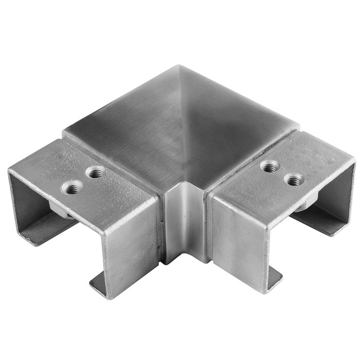 SSUTREC601 RECTANGULAR CAP RAIL HORIZONTAL 90° ELBOW FOR 60 x 40mm HANDRAIL