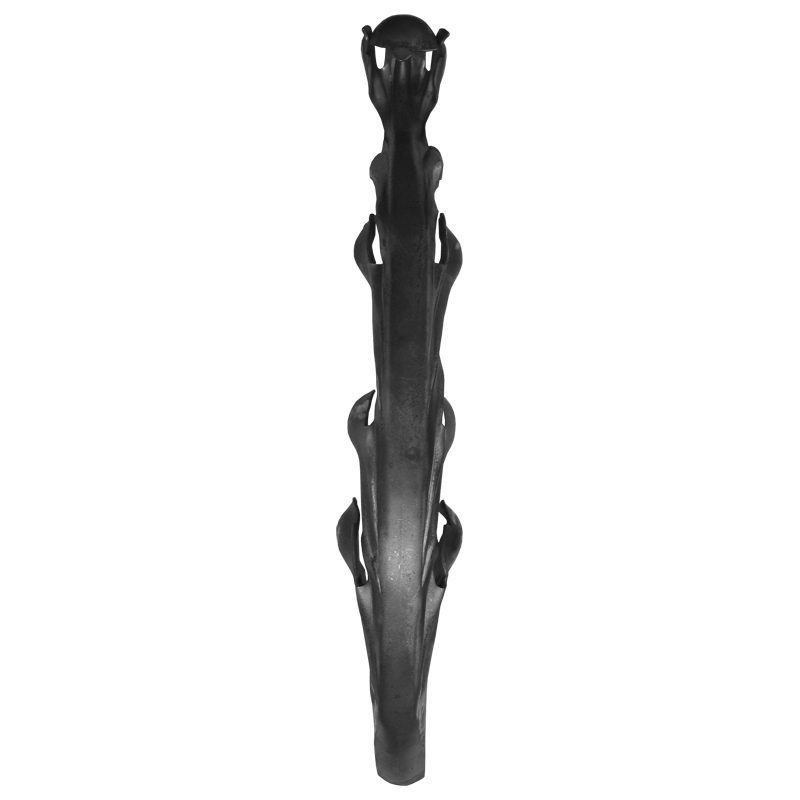 46/0507  LARGE STEEL LEAF 195 x 450mm