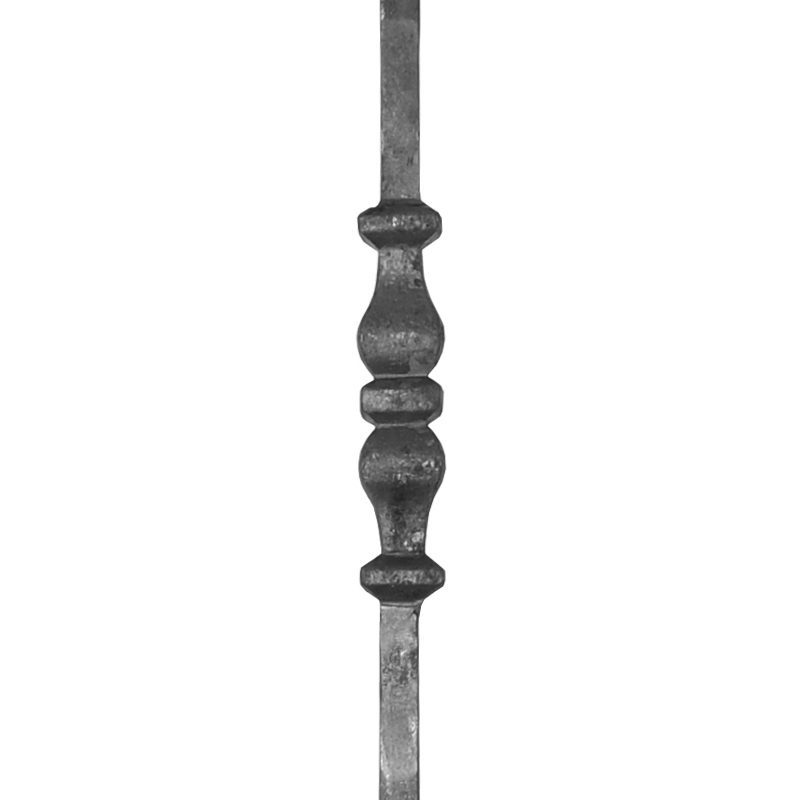 37/08/44  1/2"SQ. FORGED PICKET WITH SINGLE COLLAR 44"