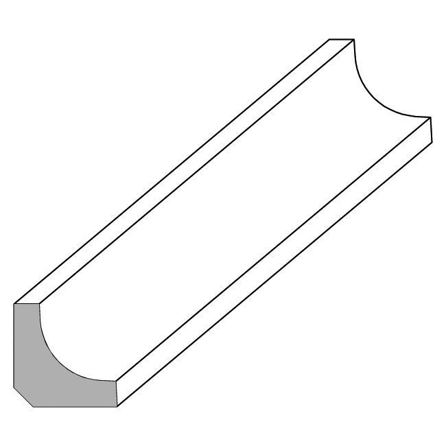 WCM12O COVE MOULD 1/2" x 1/2" x 12 FT. (OAK) WCM12O COVE MOULD 1/2" x 1/2" x 12 FT. (OAK)