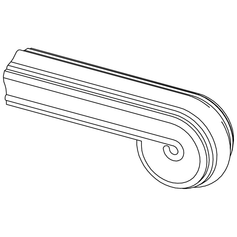 WHOCV  COLONIAL OAK VOLUTE