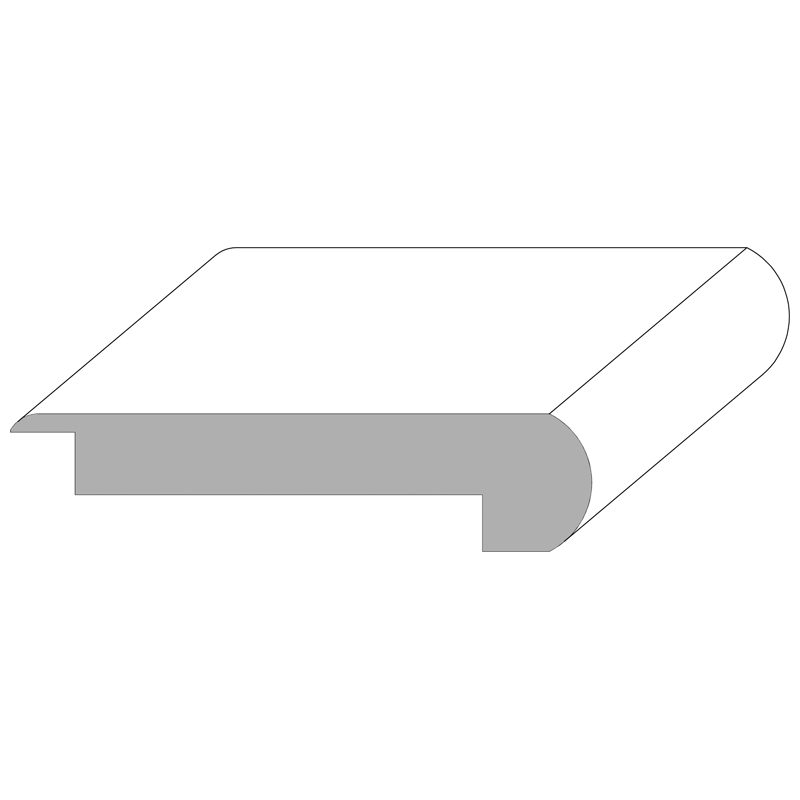 WNL116412O NOSING FOR LAMINATE 4 1/2" x 1 1/16" x 12 FT. (OAK)