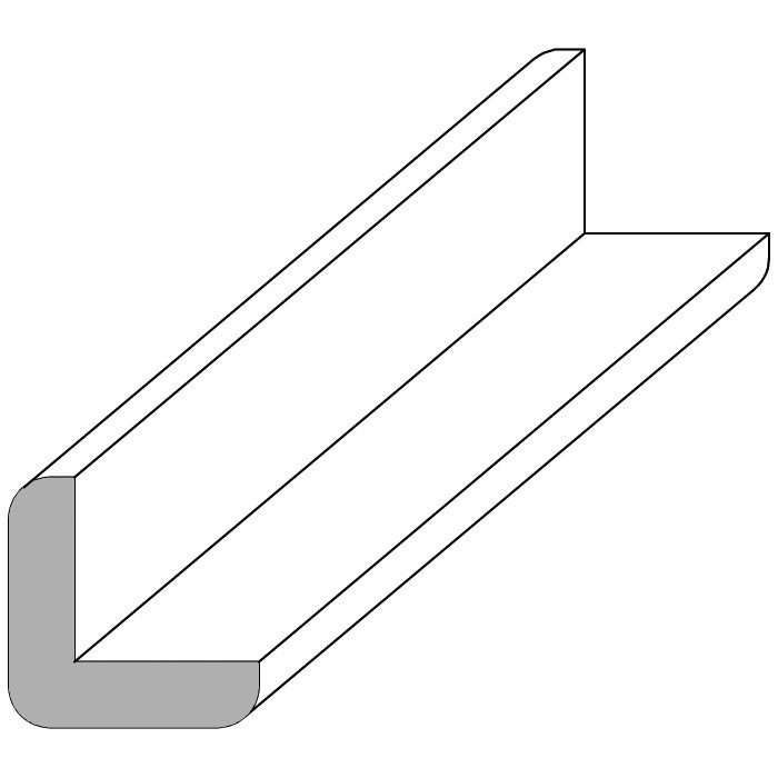 WOC34O OUTSIDE CORNER 3/4" x 3/4" x 12 FT. (OAK) WOC34O OUTSIDE CORNER 3/4" x 3/4" x 12 FT. (OAK)