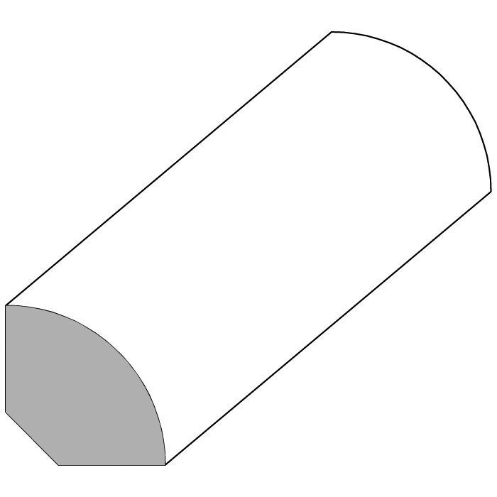 WQR34O QUARTER ROUND 3/4" x 3/4" x 12 FT. (OAK) WQR34O QUARTER ROUND 3/4" x 3/4" x 12 FT. (OAK)