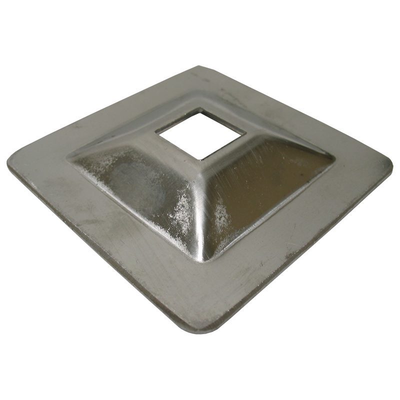 8042-3NH 3/4"SQ. ALUMINUM FLANGE 3 3/4"W x 1/2"H