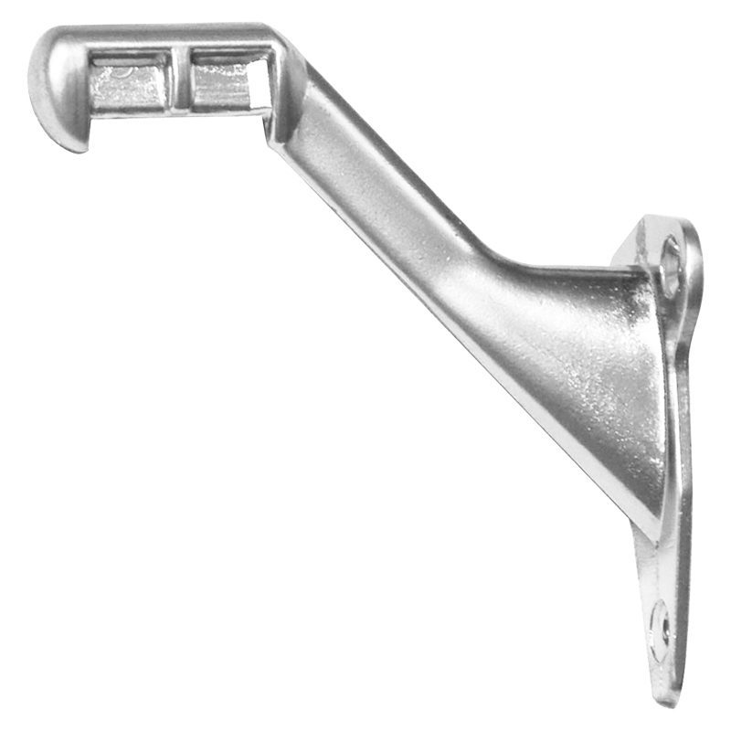 T25-P6350SC 3" ZINC PRE-FINISHED HANDRAIL BRACKET - SATIN CHROME