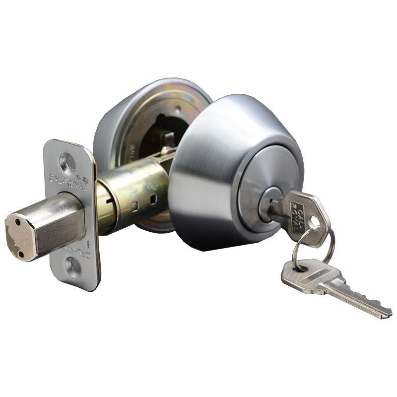 ARE24EDD4002  DEADBOLT LOCK - BRUSHED CHROME