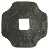 28104 FORGED BASE PLATE WITH 17mm SQ. HOLE 3" x 3"