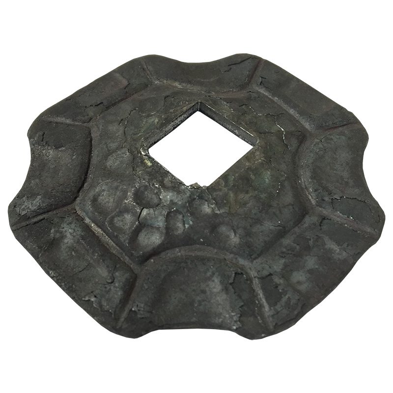 28104 FORGED BASE PLATE WITH 17mm SQ. HOLE 3" x 3"
