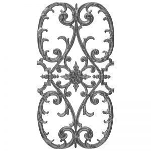 690  CAST VICTORIAN PANEL 13 3/4" x 26"