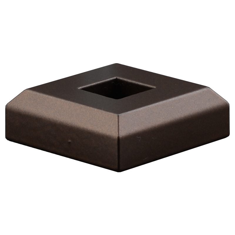 PS1239BP 1/2"SQ. ALUMINUM SHOE 39mm W x 1/2"H - BURNT PENNY