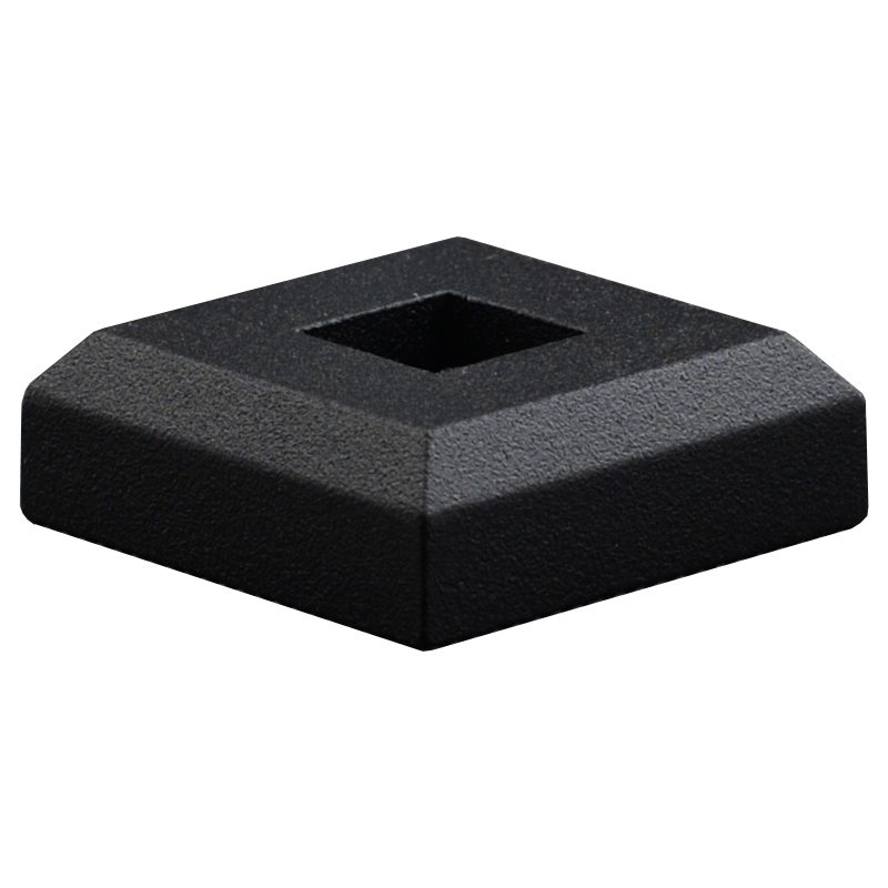 PS1239TB 1/2"SQ. ALUMINUM SHOE 39mm W x 1/2"H - TEXTURED BLACK