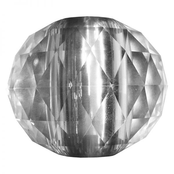 SSBCRY2POST  2 5/8"DIA. GLASS CRYSTAL BALL INSERT FOR STAINLESS STEEL SOLID POST 2 1/4"H