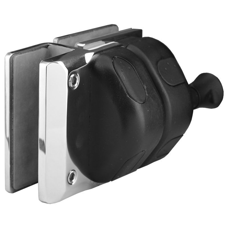 SSPFGL180S REGULAR LATCH GLASS TO GLASS AT 180° - SATIN FINISH