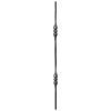 508/4/44  14mm RD. FORGED PICKET WITH DOUBLE COLLAR 44"