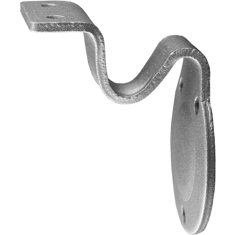 3418-3HOLES  2 1/2" FLAT STEEL FORMED WALL BRACKET WITH 3 HOLES