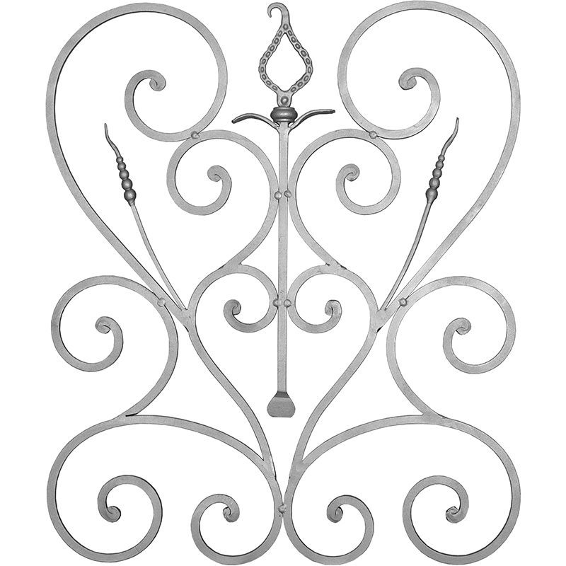 FSP2 12mm SQ. FORGED SCROLL PANEL 26" x 31"