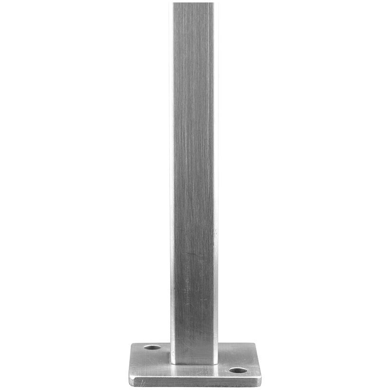 SSBSQ1235TPL 1/2"SQ. STAINLESS STEEL TUBULAR PICKET WITH WELDED WASHER BASE 35"