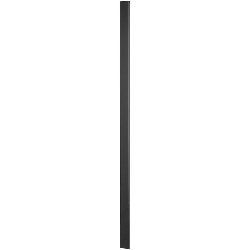 PSTLRBR35TB 1 1/2" X 1/2" RECTANGULAR TUBULAR PICKET 35" - TEXTURED BLACK