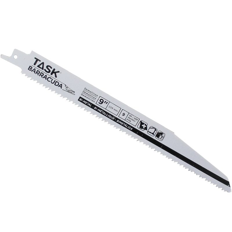 T23202 TASK 9" 8/10 TPI 0.062" RECIPROCATING BLADE FOR METAL & PIPE DEMOLITION