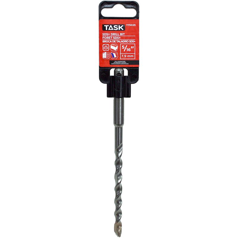 T75025 TASK 5/16" x 6" USEABLE 4" SDS + HAMMER ROTARY DRILL BIT