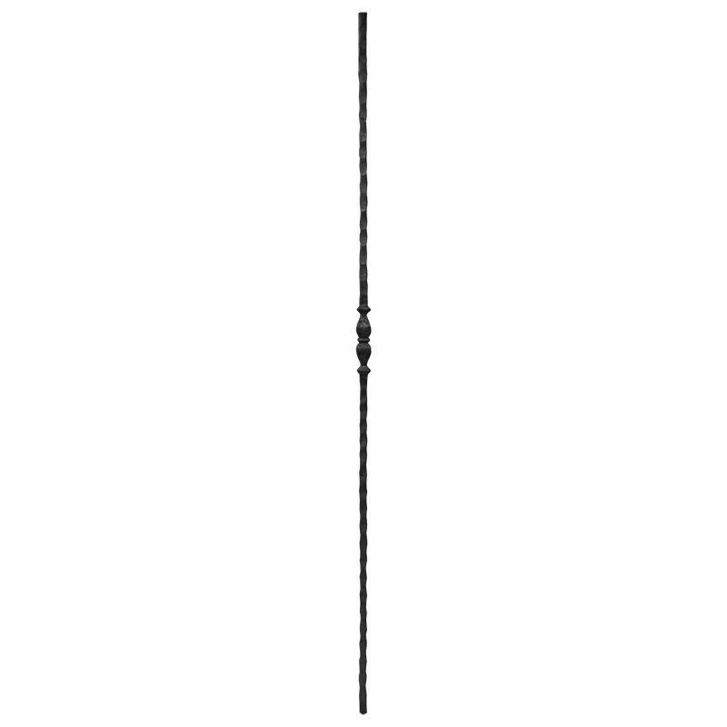 1185/1/44  12mm SQ. HAMMERED PICKET WITH COLLAR 44"