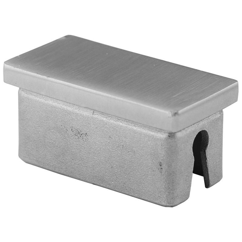 SSEPREC21 RECTANGULAR END CAP FOR 2" x 1" TUBING (SS304)