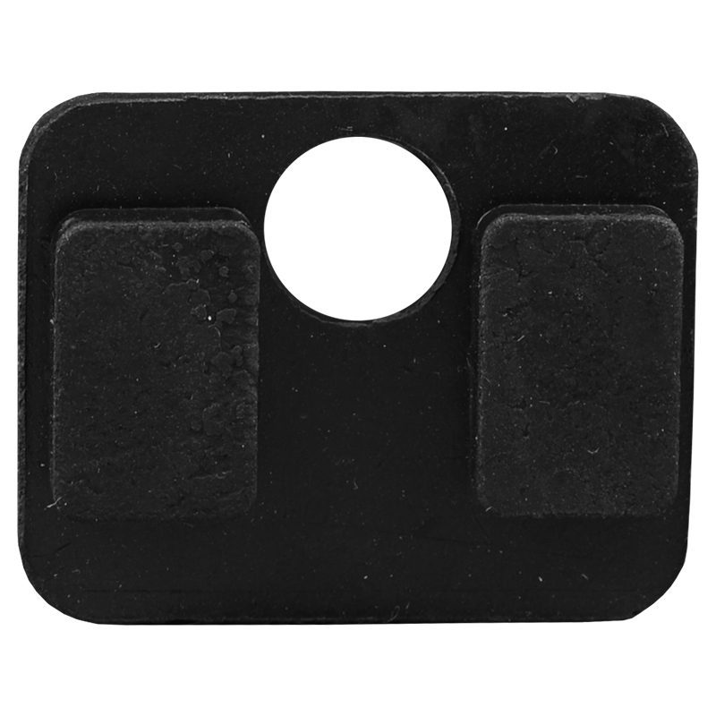 SSGCH40116S LARGE SQUARE GLASS CLIP SS316 HINGED FLAT