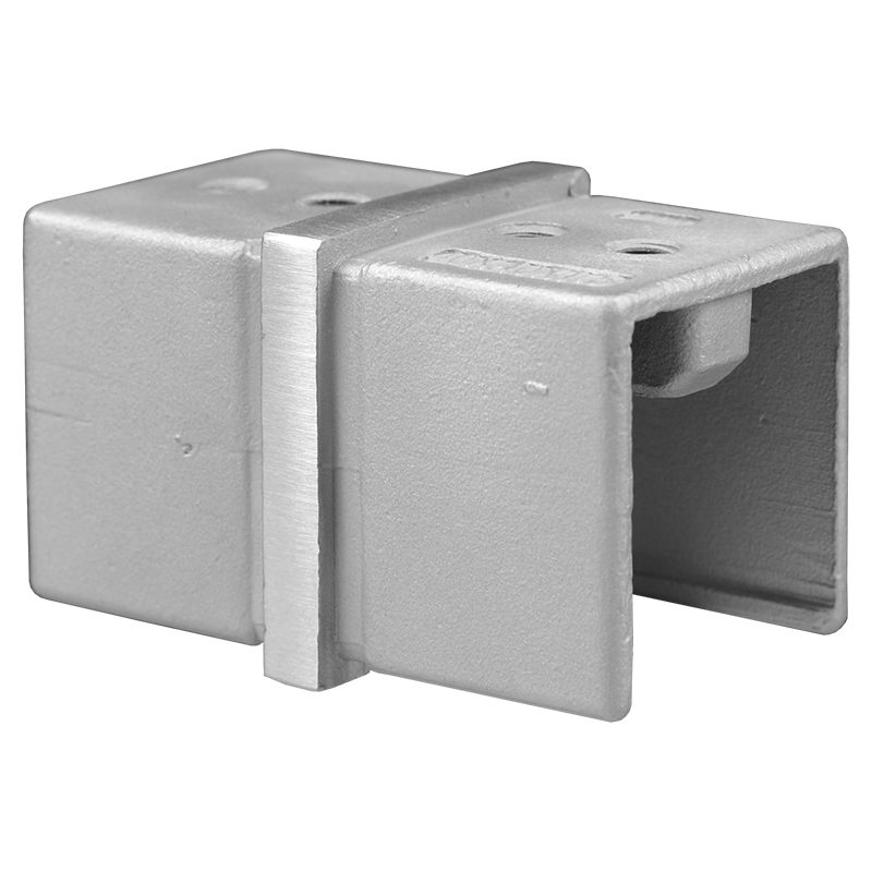 SSUTSQ040002 SQUARE CAP RAIL STRAIGHT CONNECTOR FOR 40 x 40mm HANDRAIL