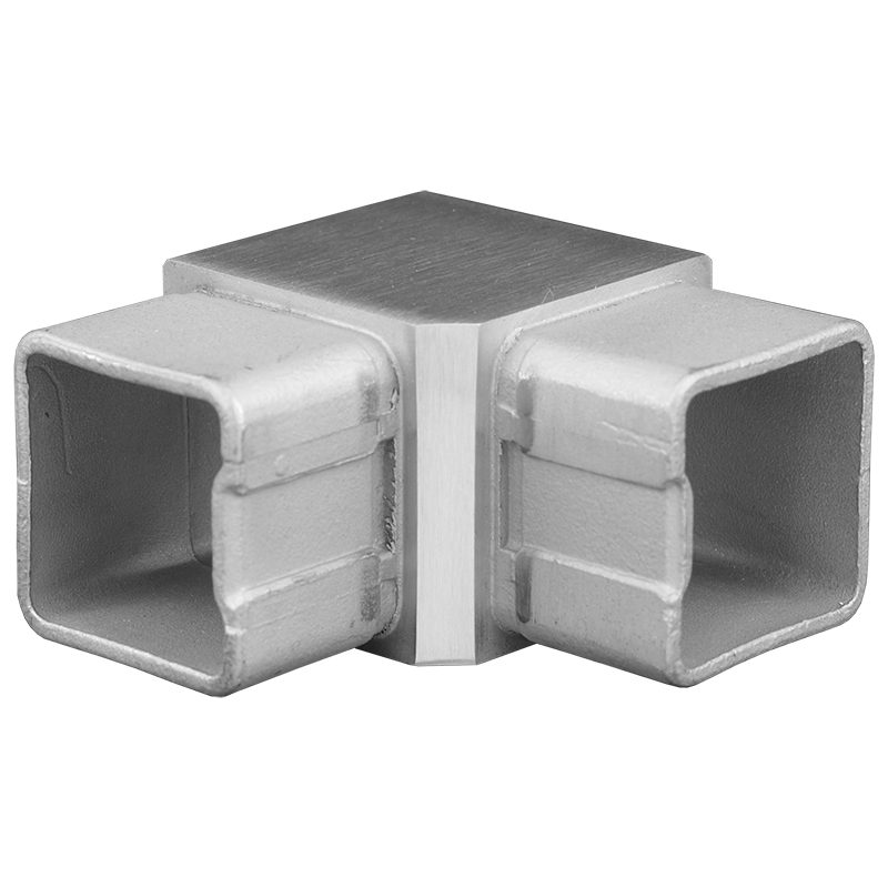 SSZE0404004S 90-DEGREE SQUARE ELBOW FOR 40mm HANDRAIL (SS304)