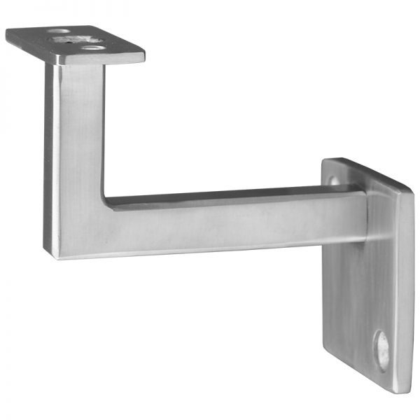 SSZH0070100S 2 1/2" 2-HOLE FIXED SQUARE WALL BRACKET