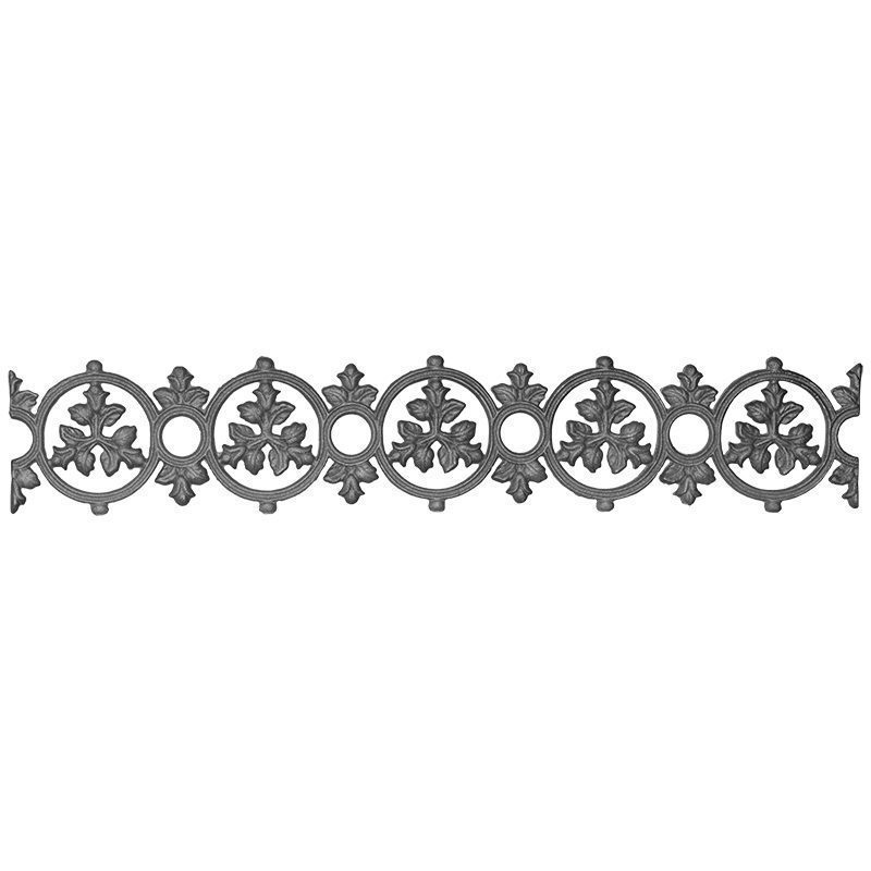 CV2 12 x 10mm CAST VALANCE 34 1/4"W x 6 5/16"H
