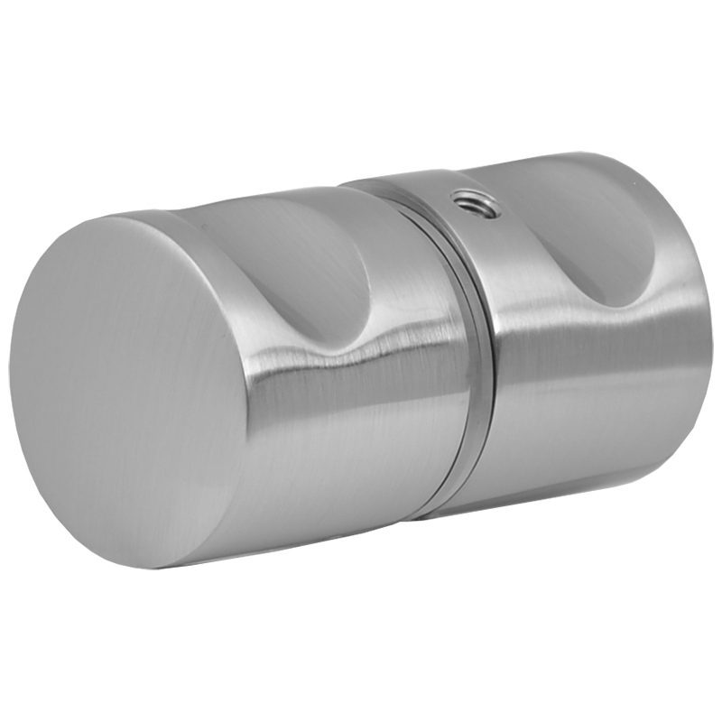 SSSFDK1BN MODERN ROUND GLASS DOORKNOB 32mm DIA. x 30mm - BRUSHED NICKEL