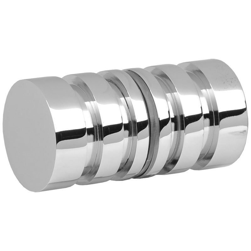 SSSFDK2CP GROOVED ROUND GLASS DOORKNOB 32mm DIA. x 30mm - CHROME SSSFDK2CP GROOVED ROUND GLASS DOORKNOB 32mm DIA. x 30mm - CHROME