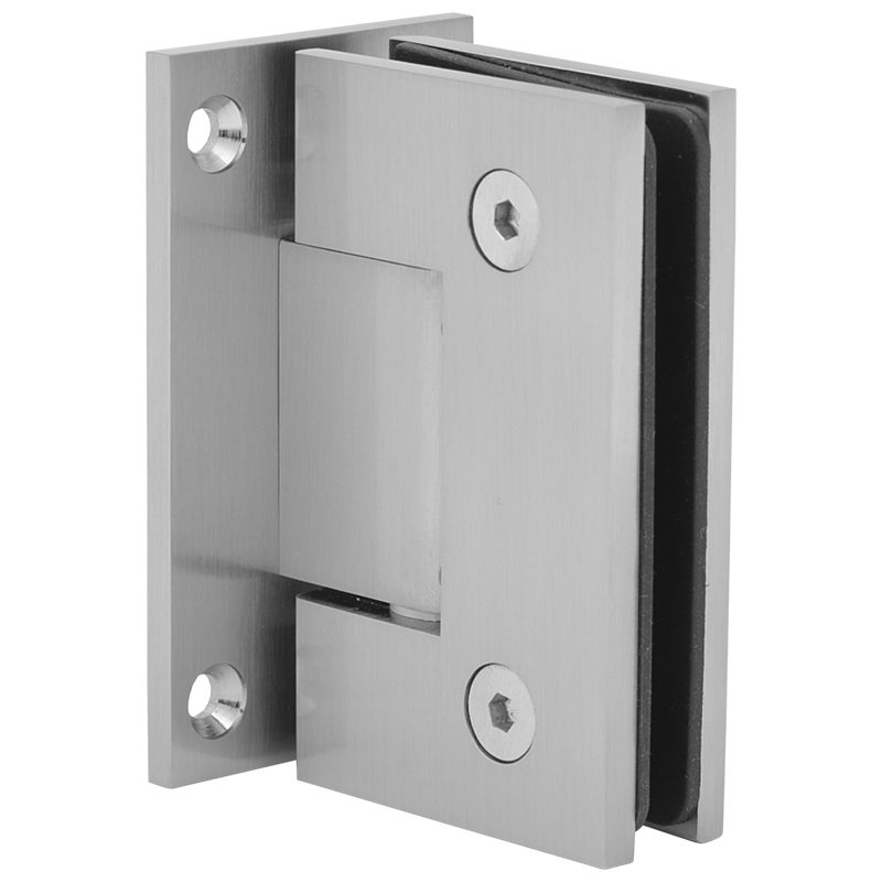 SSSFHWLBN HEAVY DUTY HINGE FOR GLASS TO WALL - BRUSHED NICKEL