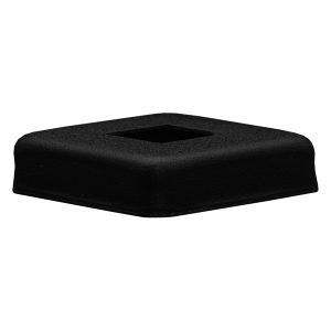 PSEPSQCTB 1/2"SQ. SHOE 1 1/2"W x 3/8"H - TEXTURED BLACK