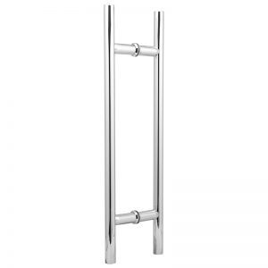 SSSFDHL12CP ROUND LADDER GLASS DOOR HANDLE 12" - CHROME